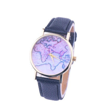 China map watch world map watch student popular belt watch