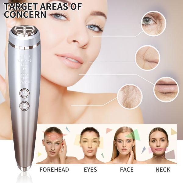 SOLARAE Skin Rejuvenation Lifting Hot & Cold Ems Led Beauty Device Facial Massager - Treasure Box Fze LLC