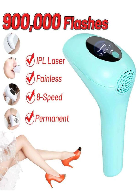 SOLARAE IPL Hair Removal Device for Women & Men 900000 Flash Laser Hair Removal Systems Whole Body Hair Removal Machines for Face Bikini Underarms Legs (Green) - Treasure Box Fze LLC