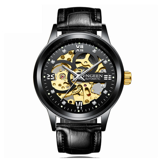 Fashion Luxury Luminous Waterproof Steel Band Mechanical Watch