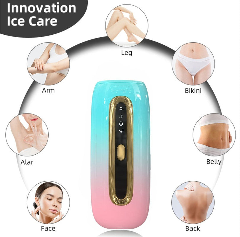 SOLARAE IPL Hair Removal Machine with Sapphire Cooling Freezing Point Hair Removal (Gradient) - Treasure Box Fze LLC