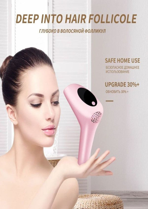 SOLARAE IPL Hair Removal Device for Women & Men 900000 Flash Laser Hair Removal Systems Whole Body Hair Removal Machines for Face Bikini Underarms Legs (Pink) - Treasure Box Fze LLC