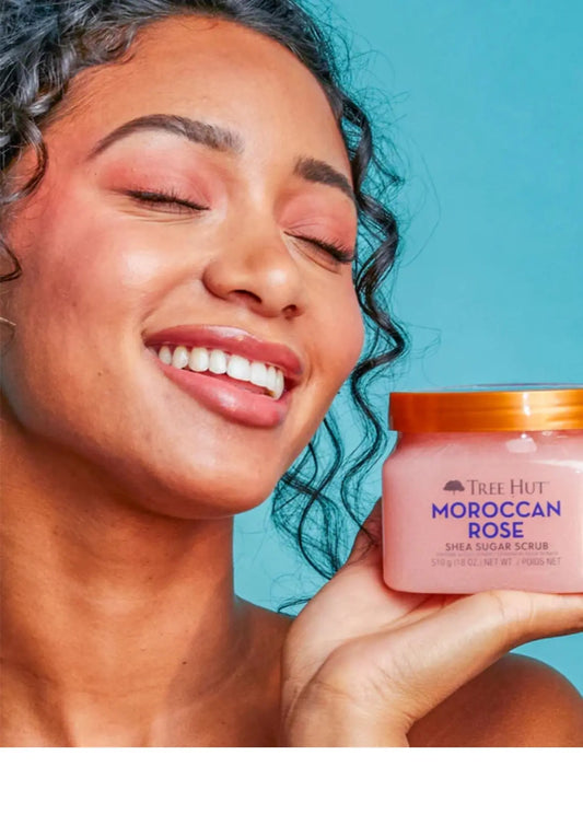 Tree Hut Shea Sugar Scrub Moroccan Rose 18Oz Treasure Box Fze LLC