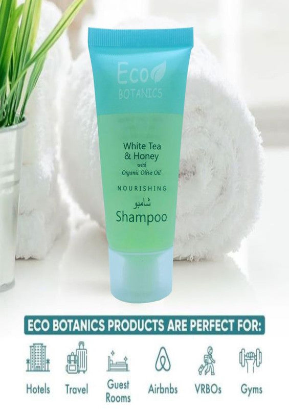 Eco Botanics Bulk Set Travel-Size Hotel Flip Cap Shampoo 30ml ( pack of 100 ) - Treasure Box Fze LLC