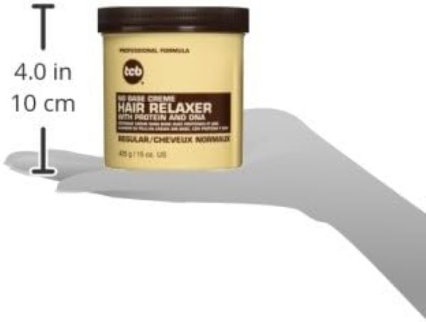 TCB  No Base Creme Hair Relaxer, Regular, 15 Ounce - Treasure Box Fze LLC