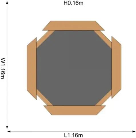 Plum® 25067 Sand Pit, Natural - Treasure Box Fze LLC
