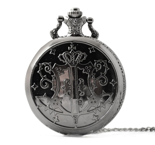 Pocket Watch Flip Vintage Pocket Watch Unisex Student Quartz Watch