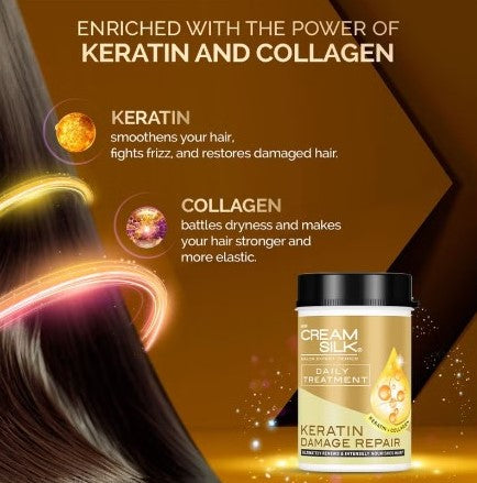 Creamsilk Treatment Keratin Damage Repair 650ml - Treasure Box Fze LLC