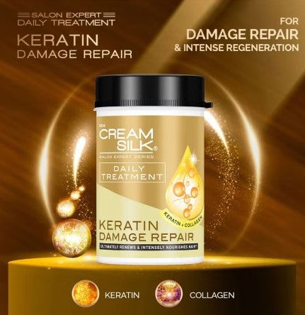 Creamsilk Treatment Keratin Damage Repair 650ml - Treasure Box Fze LLC