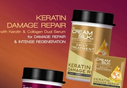 Creamsilk Treatment Keratin Damage Repair 650ml - Treasure Box Fze LLC