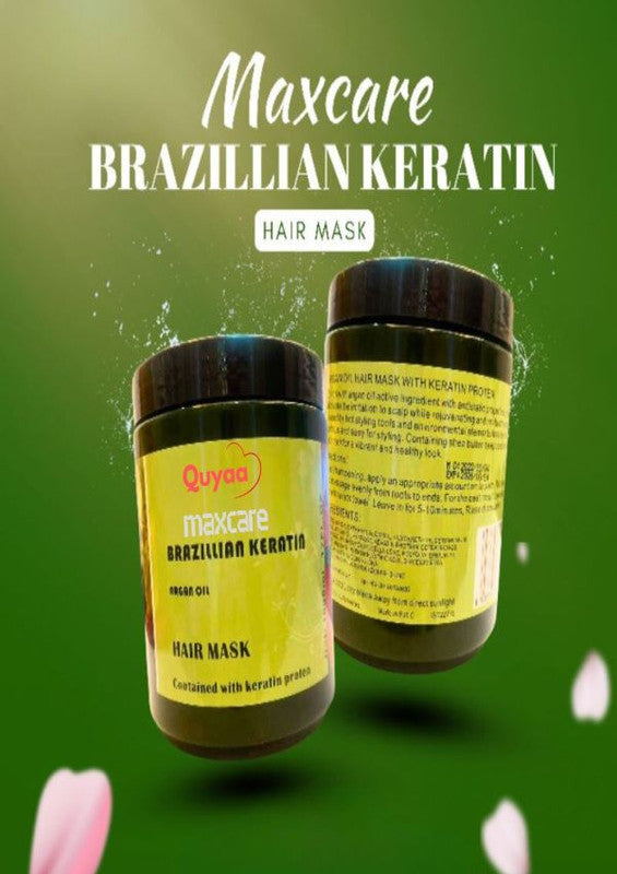 QUYAA MaxCare Brazilian Keratin Hair Mask With Argan Oil 1000g - Treasure Box Fze LLC