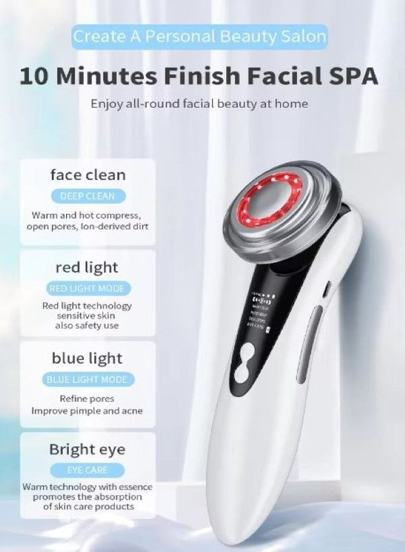 SOLARAE Multifunctional Facial Skin Care Massager Electric Facial Massage Device Clean Face Skin Rejuvenation Lifting - Treasure Box Fze LLC