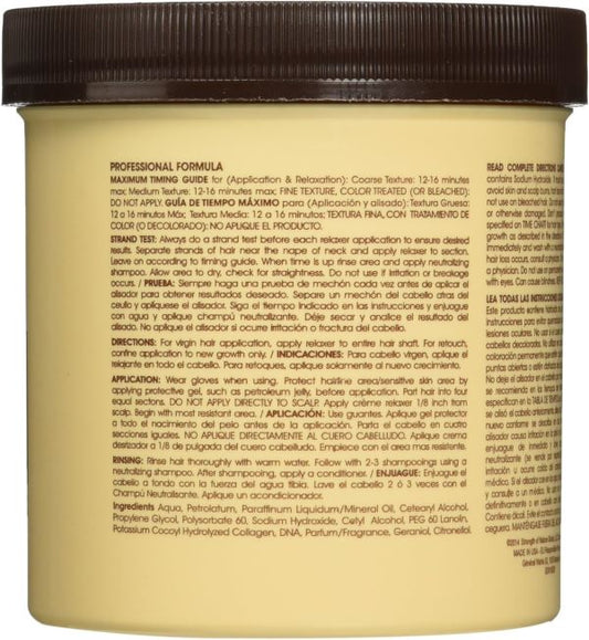 TCB  No Base Creme Hair Relaxer, Regular, 15 Ounce - Treasure Box Fze LLC