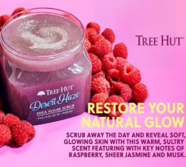 Tree Hut Desert Haze Shea Sugar Scrub 510g/18oz - Treasure Box Fze LLC