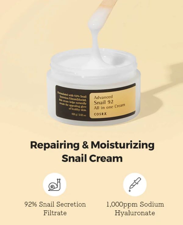 Cosrx Advanced Snail 92 All In One Cream 100grams - Treasure Box Fze LLC