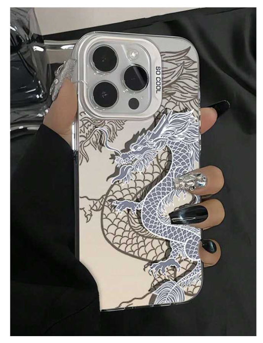 Electroplated Colorful Dragon iPhone 15 Pro Max Case | Chinese Style Phone Cover 30 Electroplated Colorful Dragon iPhone 15 Pro Max Case | Chinese Style Phone Cover 30