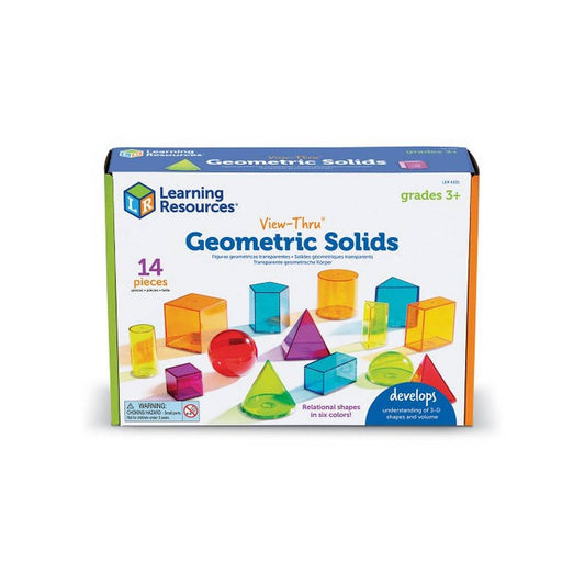 Learning Resources View-Thru Colorful Geometric Shapes 105 Learning Resources View-Thru Colorful Geometric Shapes 105