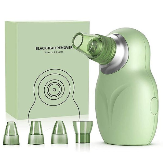 SOLARAE 5 Replaceable Heads Mini Blackhead Remover Vacuum Acne Pore Cleaner with 3 Suction Modes - Treasure Box Fze LLC