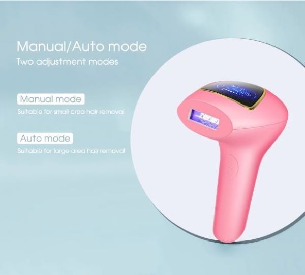 SOLARAE IPL Hair Removal Device for Women & Men 900000 Flash Laser Hair Removal Systems Whole Body Hair Removal Machines for Face Bikini Underarms Legs (Pink) - Treasure Box Fze LLC