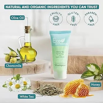 ECO BOTANICS White Tea &amp; Honey with Organic Olive Oil Shampoo - Treasure Box Fze LLC