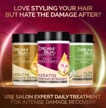 Creamsilk Treatment Keratin Rebond Straight 650ml - Treasure Box Fze LLC