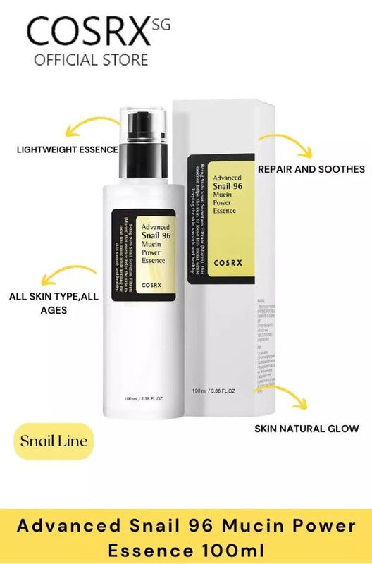 COSRX Advanced Snail 96 Mucin Power Essence 100ml - Treasure Box Fze LLC