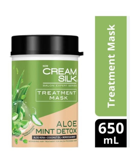 Creamsilk Treatment Mask Aloe Mint Detox 650ml - Treasure Box Fze LLC