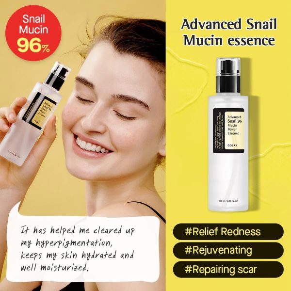 COSRX Advanced Snail 96 Mucin Power Essence 100ml - Treasure Box Fze LLC